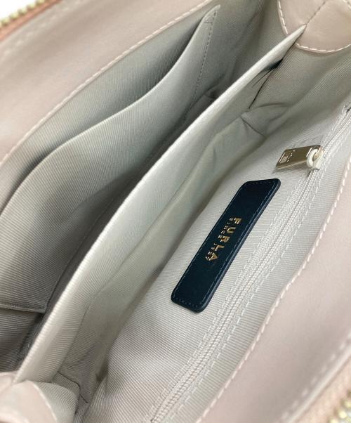 FURLA（フルラ）FURLA (フルラ) NUVOLA CROSSBODY ピンクベージュの古着・服飾アイテム