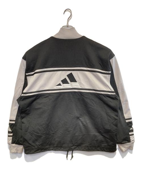adidas（アディダス）adidas (アディダス) ［古着］トラックジャケット ブラック×グレー サイズ:Oの古着・服飾アイテム