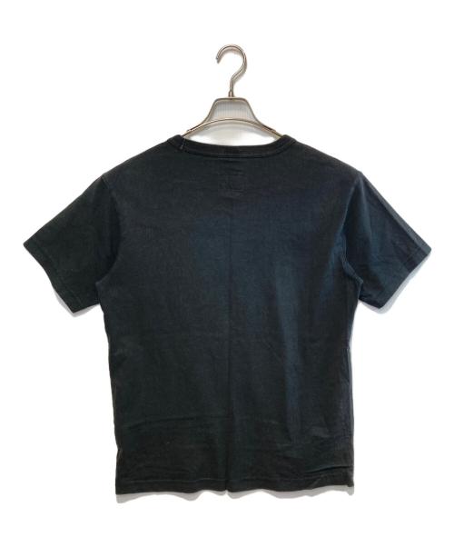 Champion（チャンピオン）Champion (チャンピオン) stussy (ステューシー) コラボプリントTシャツ ブラック サイズ:Mの古着・服飾アイテム