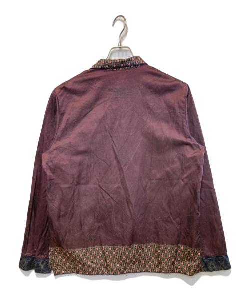 UNDERCOVERISM（アンダーカバーイズム）UNDERCOVERISM (アンダーカバーイズム) パジャマシャツ パープル×グリーン サイズ:3の古着・服飾アイテム