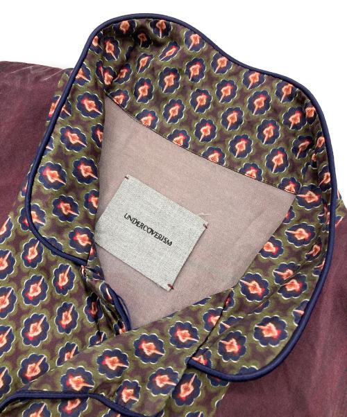 UNDERCOVERISM（アンダーカバーイズム）UNDERCOVERISM (アンダーカバーイズム) パジャマシャツ パープル×グリーン サイズ:3の古着・服飾アイテム