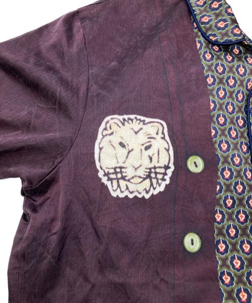UNDERCOVERISM（アンダーカバーイズム）UNDERCOVERISM (アンダーカバーイズム) パジャマシャツ パープル×グリーン サイズ:3の古着・服飾アイテム