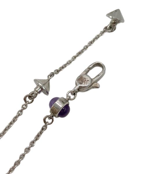 GUCCI（グッチ）GUCCI (グッチ) ストーンハートモチーフネックレス シルバーの古着・服飾アイテム