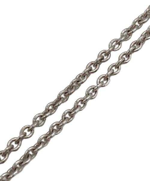 GUCCI（グッチ）GUCCI (グッチ) ストーンハートモチーフネックレス シルバーの古着・服飾アイテム