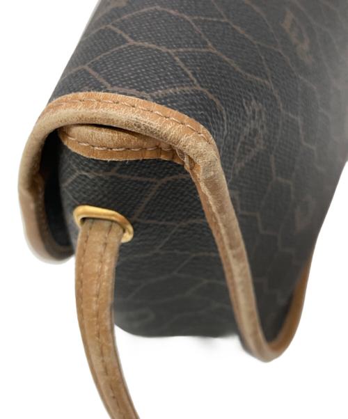 Christian Dior（クリスチャン ディオール）Christian Dior (クリスチャン ディオール) 【OLD】モノグラムショルダーバッグ ブラック×ベージュの古着・服飾アイテム