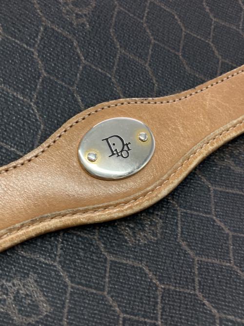 Christian Dior（クリスチャン ディオール）Christian Dior (クリスチャン ディオール) 【OLD】モノグラムショルダーバッグ ブラック×ベージュの古着・服飾アイテム