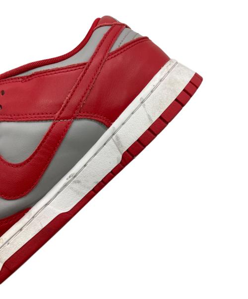 NIKE（ナイキ）NIKE (ナイキ) DUNK LOW RETRO レッド×グレー サイズ:UK9の古着・服飾アイテム