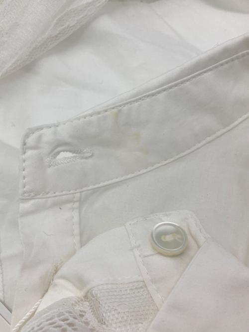 COEL（コエル）COEL (コエル) レースミックスシャツ ホワイト サイズ:Freeの古着・服飾アイテム