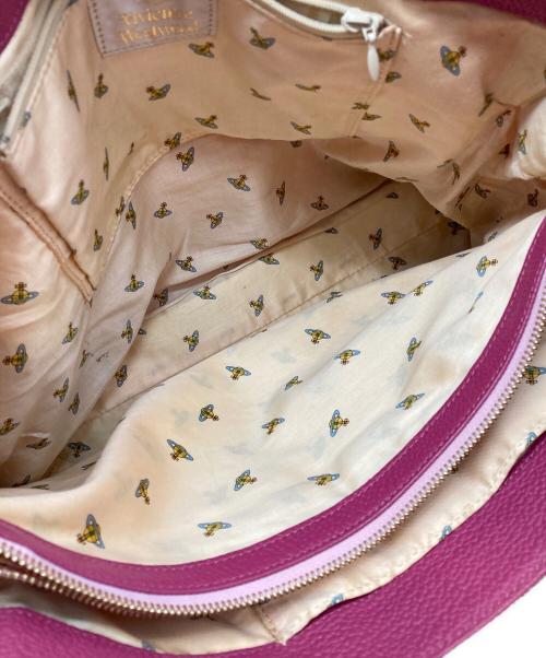 Vivienne Westwood（ヴィヴィアンウエストウッド）Vivienne Westwood (ヴィヴィアンウエストウッド) トートバッグ ピンクの古着・服飾アイテム