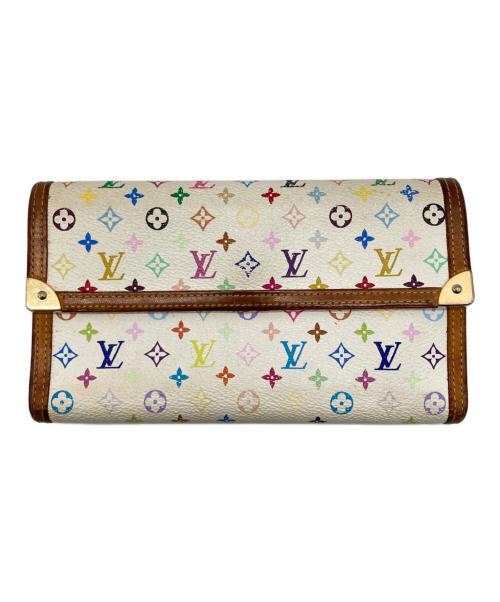 LOUIS VUITTON（ルイ ヴィトン）LOUIS VUITTON (ルイ ヴィトン) ポルトトレゾール・インターナショナル ホワイトの古着・服飾アイテム