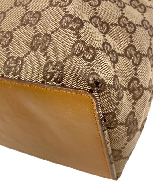 GUCCI（グッチ）GUCCI (グッチ) GGキャンバストートバッグ ベージュの古着・服飾アイテム