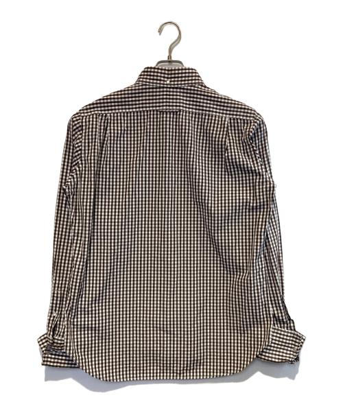 UNUSED（アンユーズド）UNUSED (アンユーズド) チェックシャツ ブラウン サイズ:3の古着・服飾アイテム