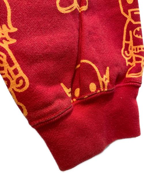 A BATHING APE（ア ベイシング エイプ）A BATHING APE (ア ベイシング エイプ) DC Comics (ディーシーコミックス) フルジップフーディ レッド×イエロー サイズ:XLの古着・服飾アイテム