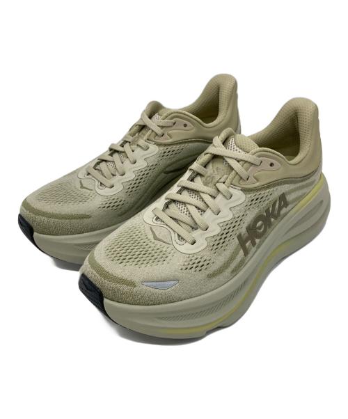 HOKAONEONE（ホカオネオネ）HOKAONEONE (ホカオネオネ) Bondi 9 ベージュ サイズ:US8Dの古着・服飾アイテム