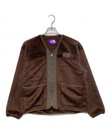 THE NORTHFACE PURPLELABEL×BEAMS BOY（ザ・ノースフェイス パープルレーベル×ビームスボーイ）の古着「Wool Fleece Field Cardigan」｜ブラウン