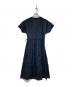 fog linen work (フォグリネンワーク) リネンギャザーワンピース ネイビー サイズ:Free：5000円