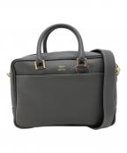 Manuel MILANOマニュエルミラノ）の古着「レザーバッグ」｜グレー