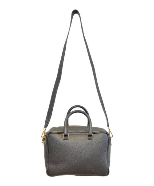 Manuel MILANO（マニュエルミラノ）Manuel MILANO (マニュエルミラノ) レザーバッグ グレーの古着・服飾アイテム