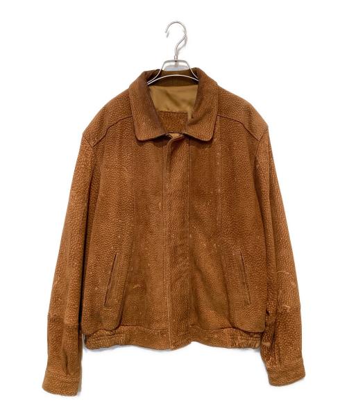 USED（ユーズド）USED (ユーズド) レザージャケット ブラウン サイズ:表記無しの古着・服飾アイテム