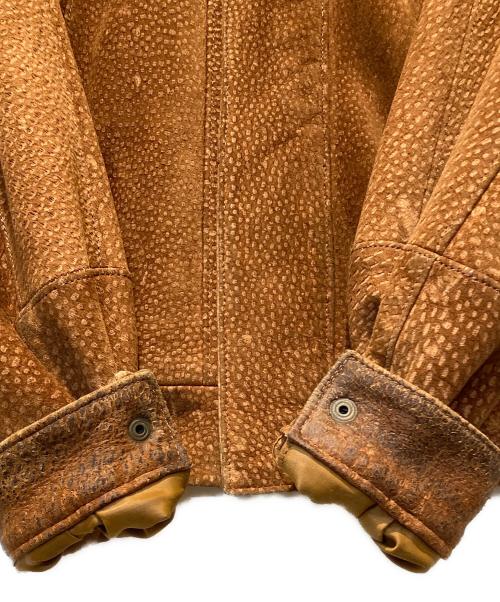 USED（ユーズド）USED (ユーズド) レザージャケット ブラウン サイズ:表記無しの古着・服飾アイテム