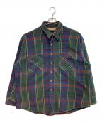 big macビッグマック）の古着「［古着］チェックネルシャツ」｜ネイビー×グリーン