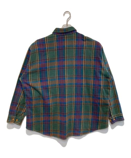 big mac（ビッグマック）big mac (ビッグマック) ［古着］チェックネルシャツ ネイビー×グリーン サイズ:XXLの古着・服飾アイテム