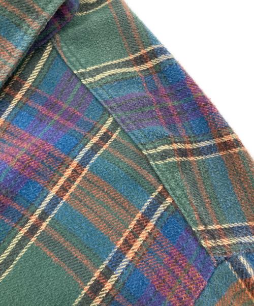 big mac（ビッグマック）big mac (ビッグマック) ［古着］チェックネルシャツ ネイビー×グリーン サイズ:XXLの古着・服飾アイテム