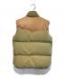 WAREHOUSE (ウエアハウス) DOUBLE WORKS (ダブルワークス) ヨークレザーダウンベスト ベージュ サイズ:L：9000円