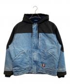 SUPREME×Dickiesシュプリーム×ディッキーズ）の古着「Cordura Hooded Work Jacket」｜ブルー×ブラック