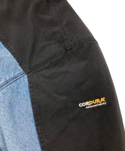 SUPREME（シュプリーム）SUPREME (シュプリーム) Dickies (ディッキーズ) Cordura Hooded Work Jacket ブルー×ブラック サイズ:Lの古着・服飾アイテム