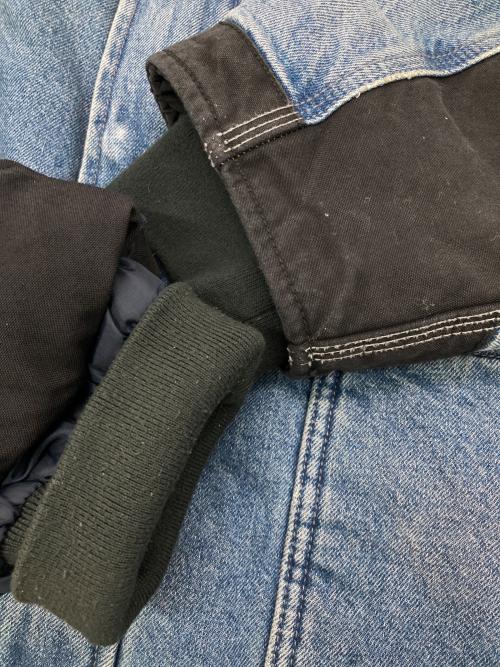 SUPREME（シュプリーム）SUPREME (シュプリーム) Dickies (ディッキーズ) Cordura Hooded Work Jacket ブルー×ブラック サイズ:Lの古着・服飾アイテム