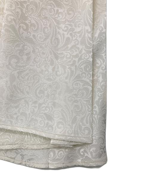 HARE（ハレ）HARE (ハレ) アシメジャガードプリーツスカート ホワイト サイズ:Freeの古着・服飾アイテム