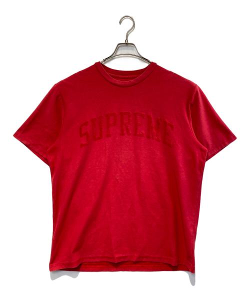 SUPREME（シュプリーム）SUPREME (シュプリーム) Chenille Arc Logo Tee レッド サイズ:Lの古着・服飾アイテム