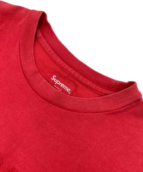 SUPREME（シュプリーム）SUPREME (シュプリーム) Chenille Arc Logo Tee レッド サイズ:Lの古着・服飾アイテム