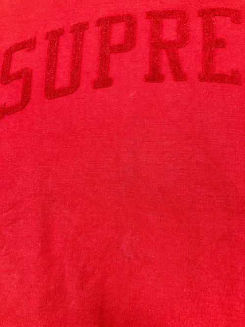 SUPREME（シュプリーム）SUPREME (シュプリーム) Chenille Arc Logo Tee レッド サイズ:Lの古着・服飾アイテム