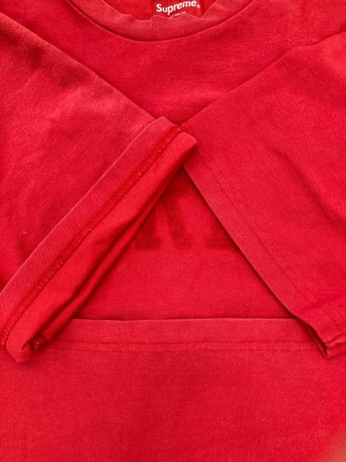 SUPREME（シュプリーム）SUPREME (シュプリーム) Chenille Arc Logo Tee レッド サイズ:Lの古着・服飾アイテム