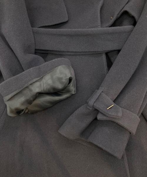 JILL BY JILLSTUART（ジル バイ ジルスチュアート）JILL BY JILLSTUART (ジル バイ ジルスチュアート) ビッグカラーウールトレンチコート グレー サイズ:Ｓの古着・服飾アイテム