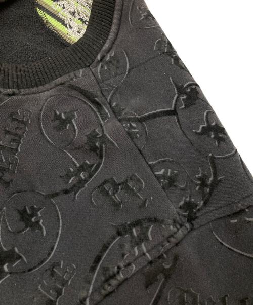 pellepelle（ペレペレ）pellepelle (ペレペレ) ［古着］クルーネックスウェット ブラック サイズ:Mの古着・服飾アイテム