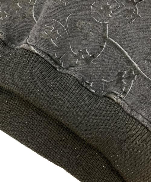 pellepelle（ペレペレ）pellepelle (ペレペレ) ［古着］クルーネックスウェット ブラック サイズ:Mの古着・服飾アイテム