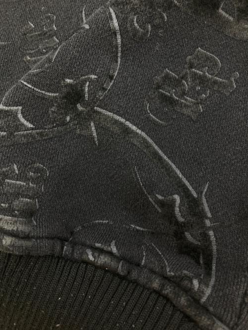 pellepelle（ペレペレ）pellepelle (ペレペレ) ［古着］クルーネックスウェット ブラック サイズ:Mの古着・服飾アイテム