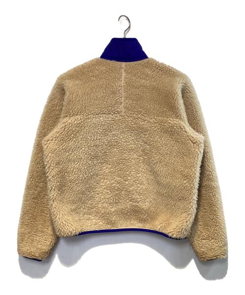Patagonia（パタゴニア）Patagonia (パタゴニア) Classic Retro Cardigan ベージュ×ブルー サイズ:Mの古着・服飾アイテム