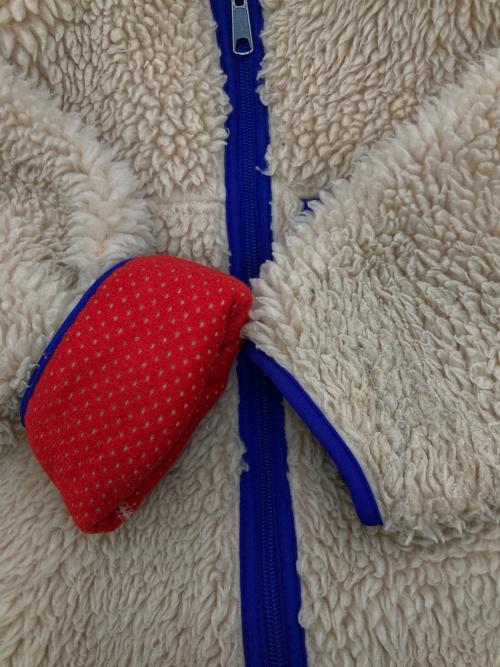 Patagonia（パタゴニア）Patagonia (パタゴニア) Classic Retro Cardigan ベージュ×ブルー サイズ:Mの古着・服飾アイテム