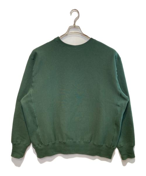 Champion（チャンピオン）Champion (チャンピオン) BlackEyePatch (ブラックアイパッチ) OG LABEL CREW SWEAT グリーン サイズ:XLの古着・服飾アイテム