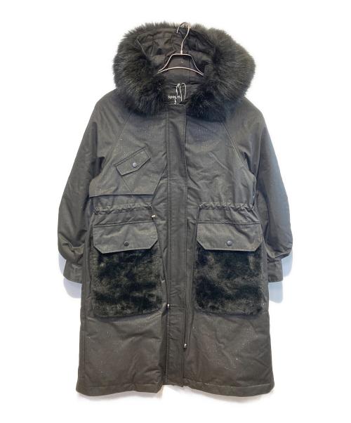 SPOOM（スプーム）SPOOM (スプーム) ダウンコート ブラック サイズ:36の古着・服飾アイテム