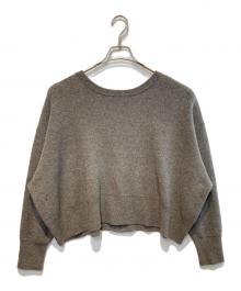 Curensology（カレンソロジー）の古着「ウールカシミヤ2WAYプルオーバー」｜ブラウン