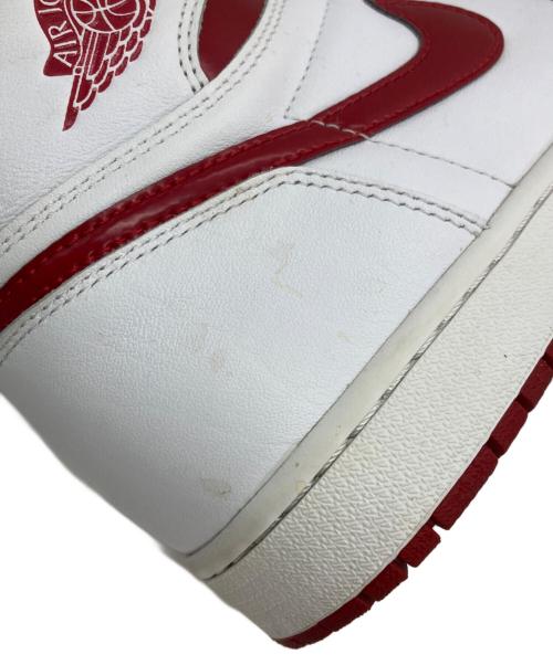 NIKE（ナイキ）NIKE (ナイキ) AIR JORDAN 1 RETRO HIGH OG ホワイト×レッド サイズ:US10の古着・服飾アイテム