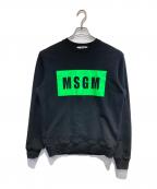 MSGMエムエスジーエム）の古着「クルーネックスウェット」｜ブラック
