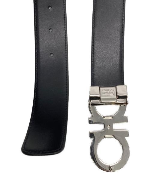 Ferragamo（フェラガモ）Ferragamo (フェラガモ) ガンチーニレザーベルト ブラックの古着・服飾アイテム