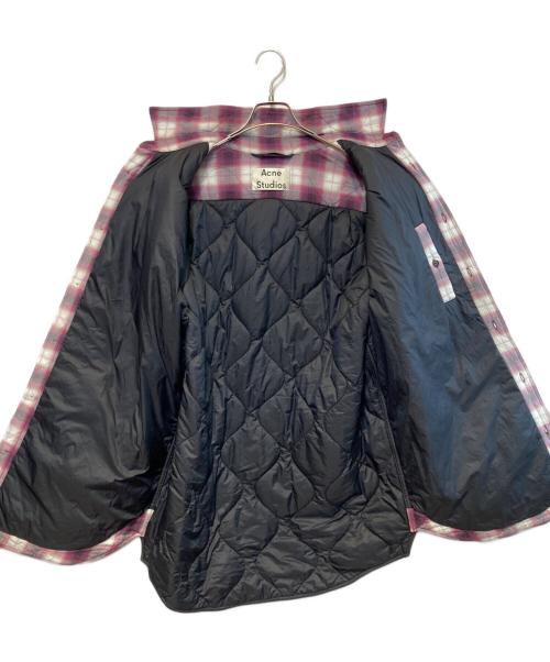 Acne studios（アクネ ストゥディオス）Acne studios (アクネ ストゥディオス) QUILTED OVERSHIRT パープル サイズ:50の古着・服飾アイテム