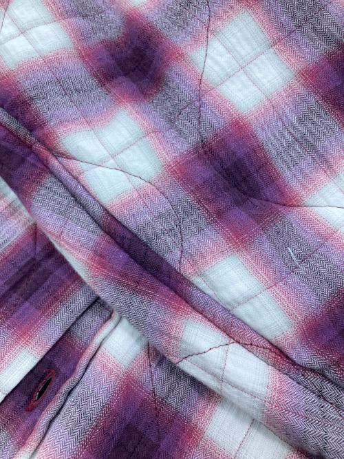 Acne studios（アクネ ストゥディオス）Acne studios (アクネ ストゥディオス) QUILTED OVERSHIRT パープル サイズ:50の古着・服飾アイテム